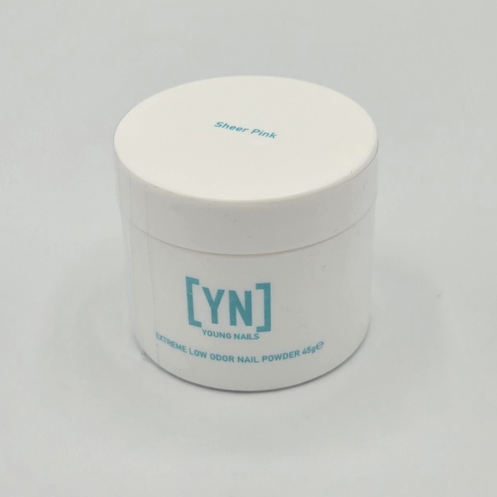 Young Nails Sheer‎ Pink Color EXTREME LOW ODOR ACRYLIC NAIL POWDER 45G YN